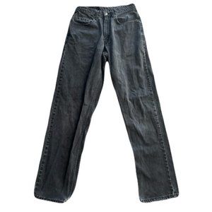 Vintage Levis Euro Wide Leg 32 x 35 Faded Black Jeans